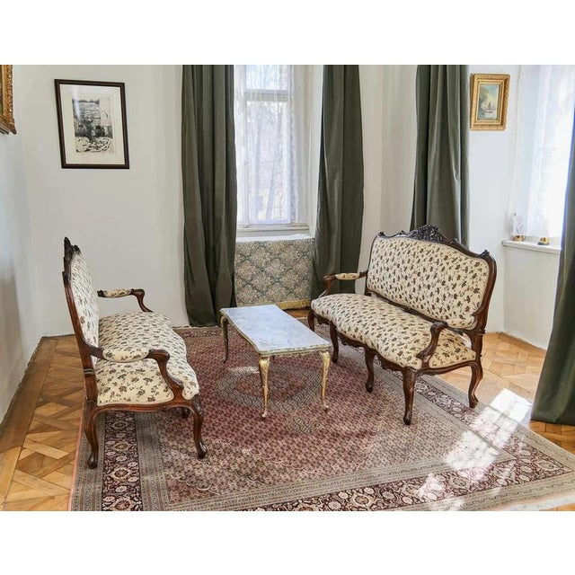 18th Century, Louis XV Sofas, Set of 2 For Sale - Image 4 of 10