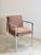 Newly Upholstered Minimalist Milo Baughman-Style Chrome Armchairs, Set of 4 For Sale - Image 11 of 18