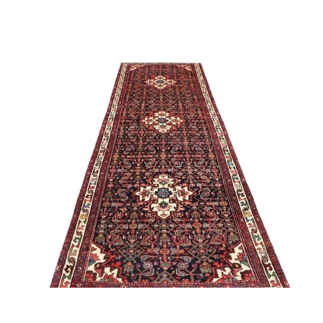Hamadan Rug with Herati Pattern For Sale - Image 4 of 10