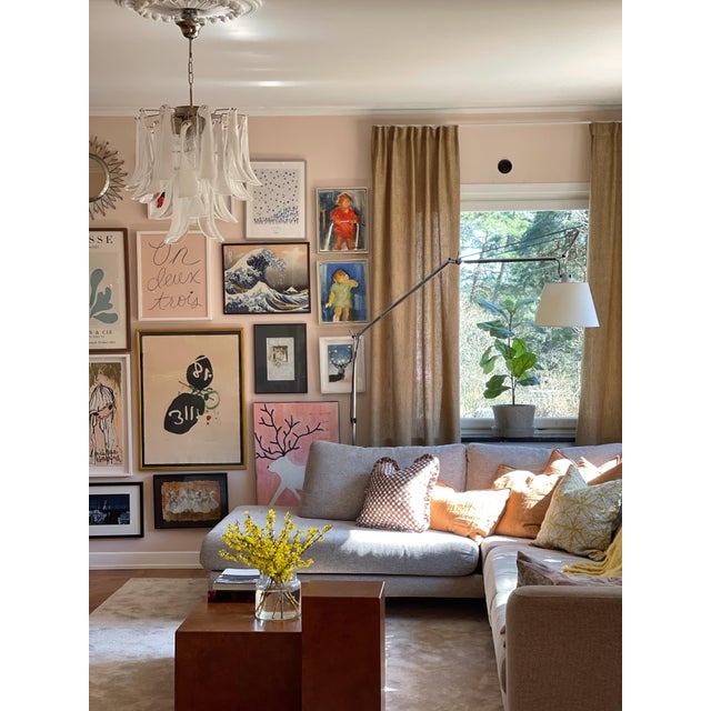 Bold Eclectic White Murano Chandeliers, Set of 2 For Sale - Image 9 of 10