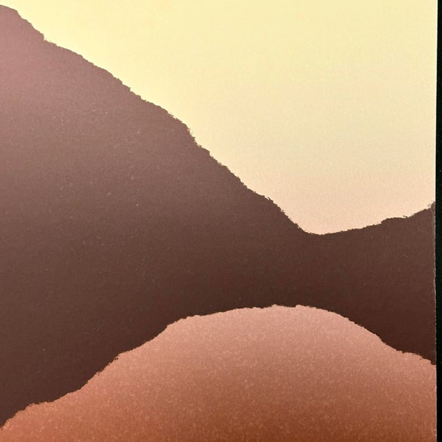 Jack Duganne - Post Modernist Diptych Landscape Serigraph, Signed/Camilla Engström/Nicolas Party For Sale - Image 4 of 9