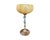 Empoli Vintage Rare Butterscotch Empoli Glass Snifter Goblet Carafe Italian Italy 1960s For Sale - Image 4 of 8