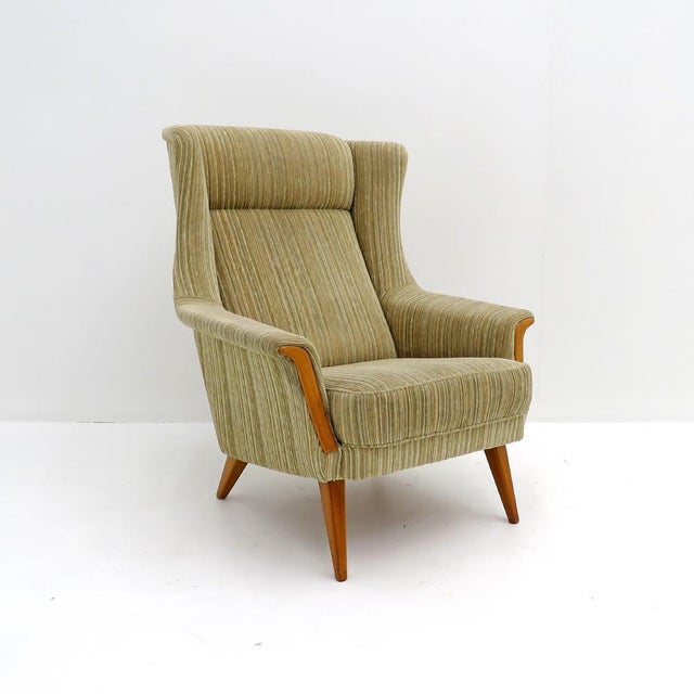 Mid-Century Modern Danish Wingback Chairs, 1950 For Sale - Image 3 of 10