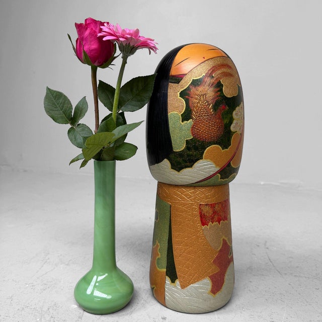 Wood Large Japanese Sōsaku Kokeshi by Toa Sekiguchi, 1960s For Sale - Image 7 of 11