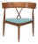 American Mid-Century Modern Corner Chair For Sale