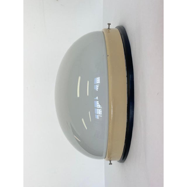 Bauhaus Bakelite Glass Ceiling Light, 1940s For Sale - Image 6 of 9