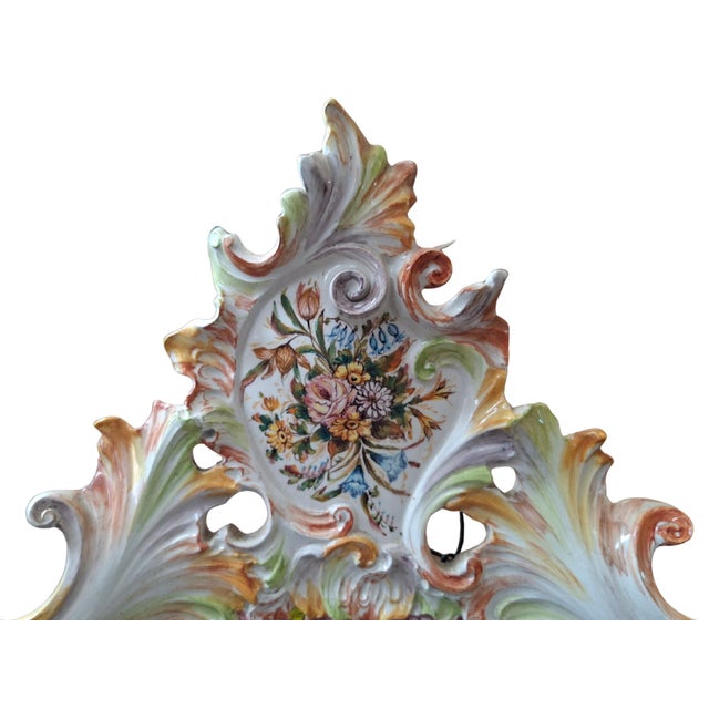Art Mirror in Polychrome Ceramic by Maria Pegoraro for Riccardo Capuzzo Bassano, 1950 For Sale - Image 6 of 18