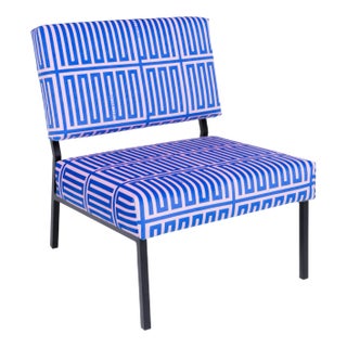 Elios Blue and Pink O2 Armchair by Babel Brune For Sale