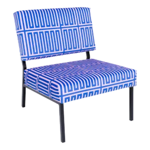Elios Blue and Pink O2 Armchair by Babel Brune