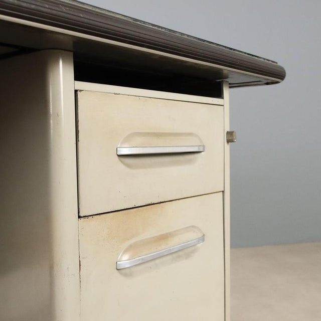 Mid-Century Metal Desk, 1960s For Sale - Image 5 of 10