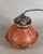 Burnt Orange French Art Deco Night Lamp by E. Val Et Cie. - 1920s France For Sale - Image 8 of 13