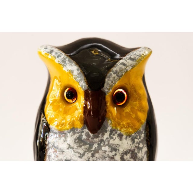 Smoke Distorter Owl Gmundner Ceramic, 1950s For Sale - Image 12 of 16