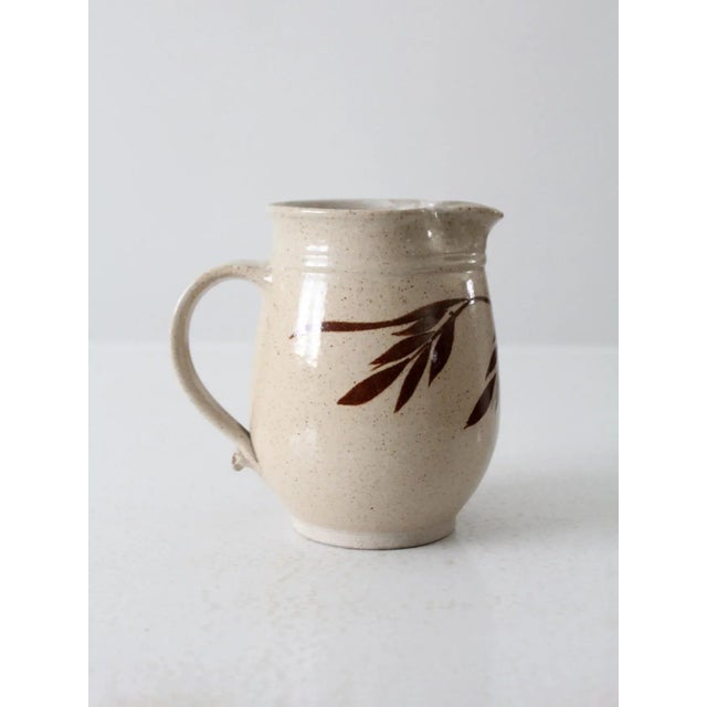 Late 20th Century Vintage Lakeside Pottery Pitcher For Sale - Image 5 of 9