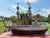 Truly unique 19th C. American Folk Art / Primitive American Battleship / Steam Ship Model Amazing detail, artisan crafted,...