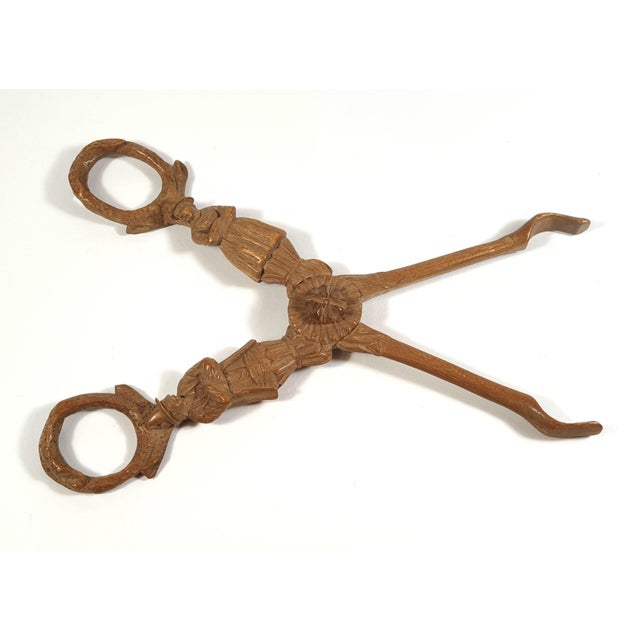 19th Century Finely Carved Figural Wooden Sugar/Grape Tongs Black Forest Style For Sale - Image 10 of 12