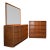 1950s Heyward Wakefield MCM DResser/Mirror and Chest For Sale