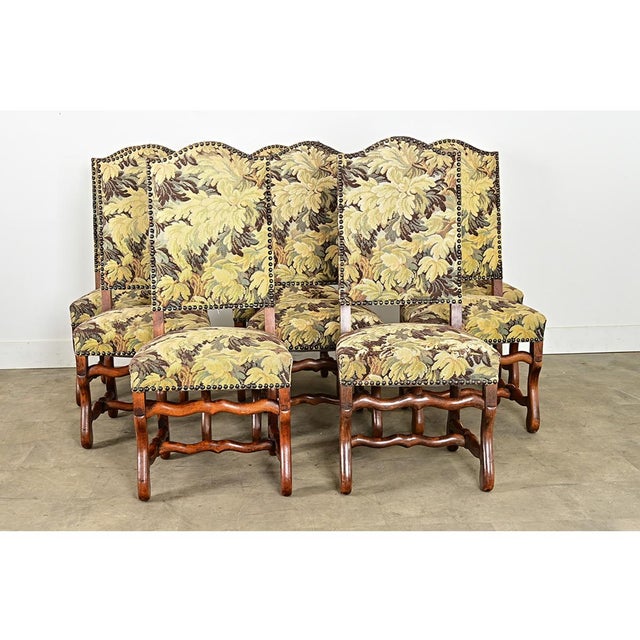 French 19th Century Set of Ten Os de Mouton Dining Chairs For Sale - Image 12 of 14