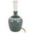 1970s Green Glazed Textured Stoneware Table Lamp by Yngve Blixt for Höganäs, 1970s For Sale - Image 5 of 5