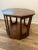 Brown Mid Century Modern Octagonal Walnut Side Table For Sale - Image 8 of 8