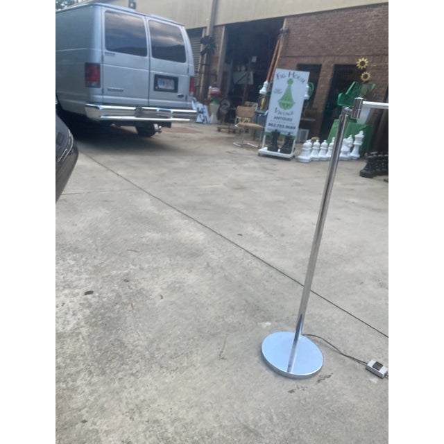 1970s 1970s Mid-Century Chrome Floor Swing Lamp For Sale - Image 5 of 7