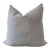 100% Linen Made in Belgium Fog Linen Pillow With Insert For Sale
