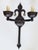 Ironware International Ironware International Inc. Athena Wrought Iron Wall Sconces-a Pair For Sale - Image 4 of 14