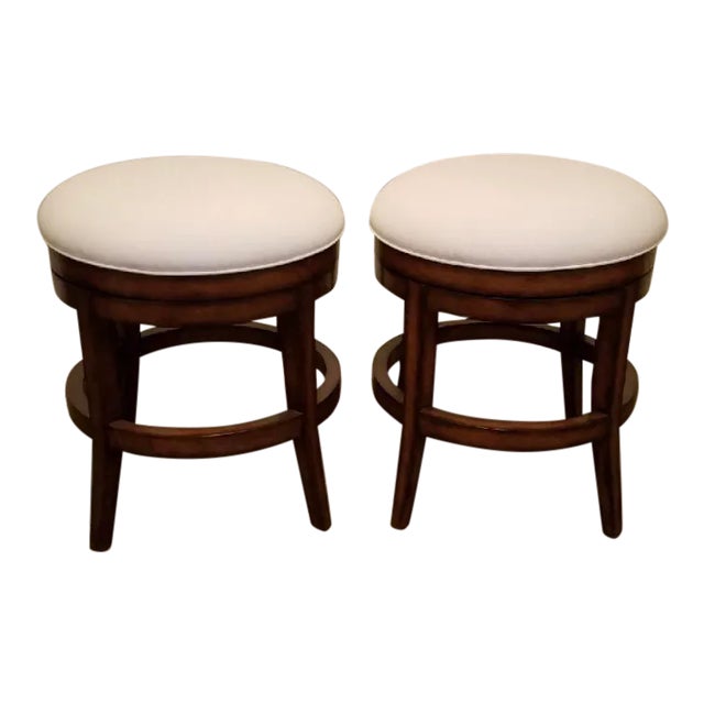 Modern Fremarc Veranda Swivel Counter Stools- A Pair For Sale