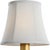 Transitional Visual Comfort Signature 6" Linen Soft Empire Shade For Sale - Image 3 of 3