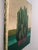 This striking mixed media artwork by Gozo, titled Ten Cypresses Arguing About the Byzantine Empire, features a row of...