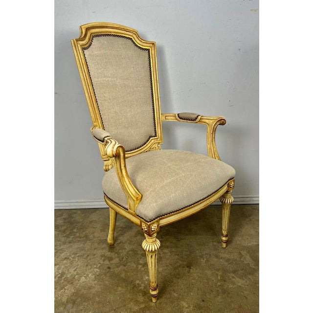 Set of Eight French Dining Chairs, Louis XVI Style, Early 20th Century For Sale - Image 16 of 17