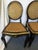 Antique English Chinoiserie Lacquer Chairs With Cane Backs and Brass Sabots- Set of 4 For Sale - Image 4 of 18