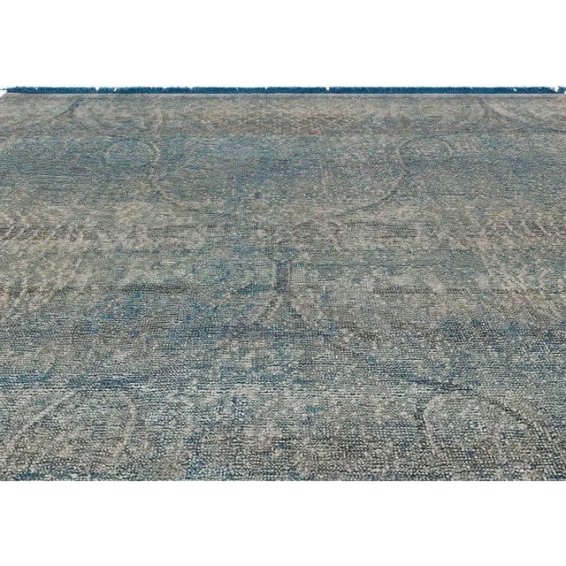 Modern Custom Traditional Hand Knotted Silk and Wool Rug by Doris Leslie Blau For Sale - Image 3 of 7