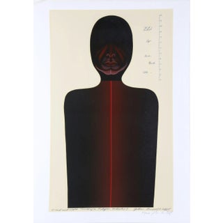 John Russell Clift "Head and Upper Torso for a Flyer Whirligig (No One "B")" Serigraph For Sale