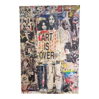 Mr. Brainwash Lithograph Print Poster " Yoko Ono & John Lennon " For Sale