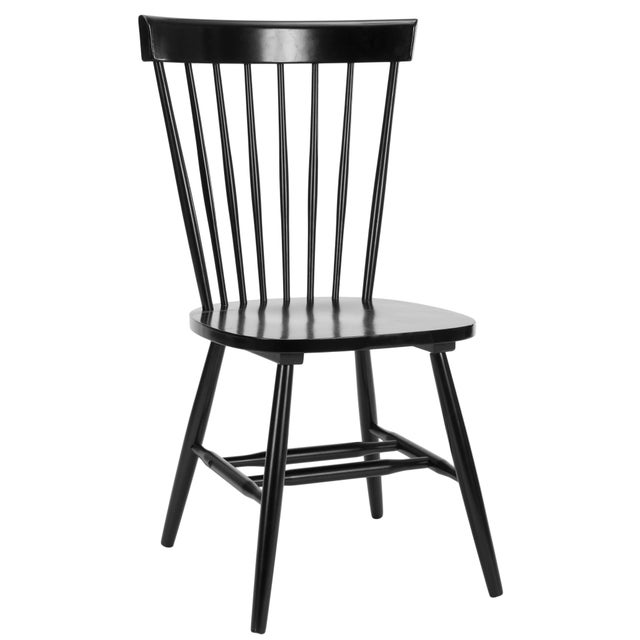 17''H Black Spindle Dining Chair a Pair Chairish