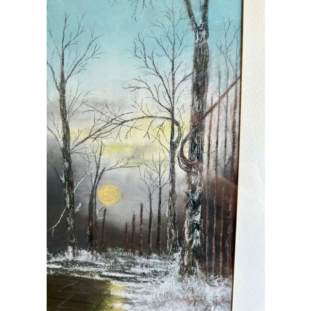 Drawing/Sketching Materials Tonalist Pastel Landscape Painting by Lori Gergens For Sale - Image 7 of 15
