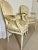 1980s Set of 2 Armchairs in the Style of Louis XVI For Sale - Image 9 of 9