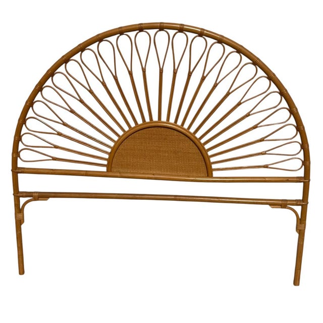 Rattan Headboard, France, 1960s For Sale - Image 6 of 6