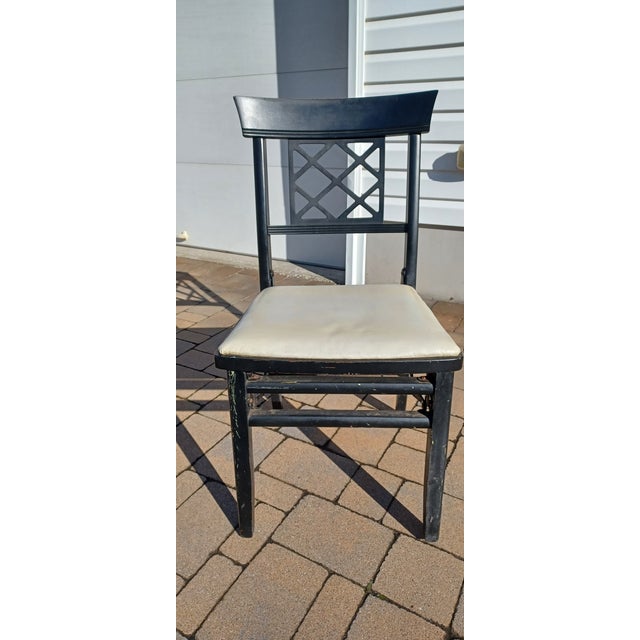 Set of 4 Louis Rastetter & Sons Chairs For Sale - Image 4 of 8