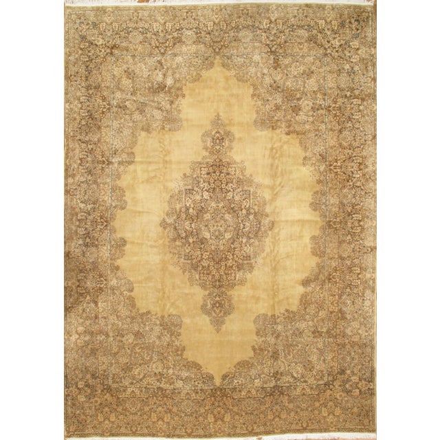 Persian Pasargad NY Persian Kerman Rug - 11′1″ × 15′9″ For Sale - Image 3 of 12