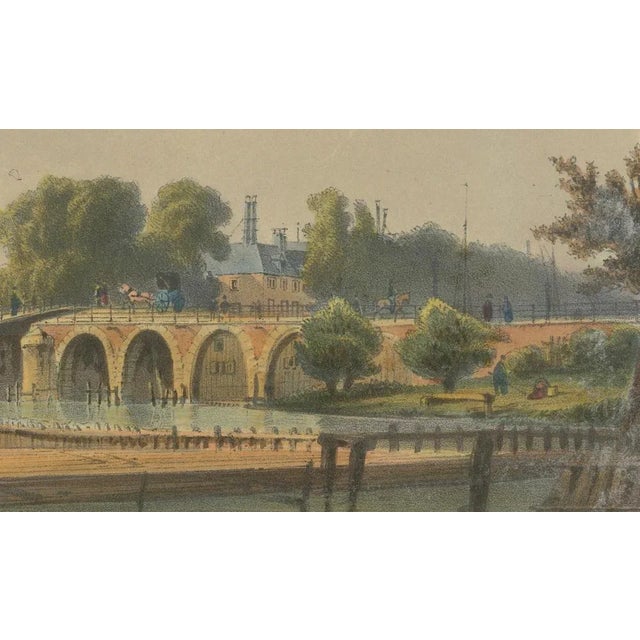 C. Springer, Hoge Sluis, 1850, Lithograph on Paper For Sale - Image 5 of 10