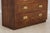 Henredon Campaign Style Oak Bedroom Armoire For Sale - Image 9 of 17