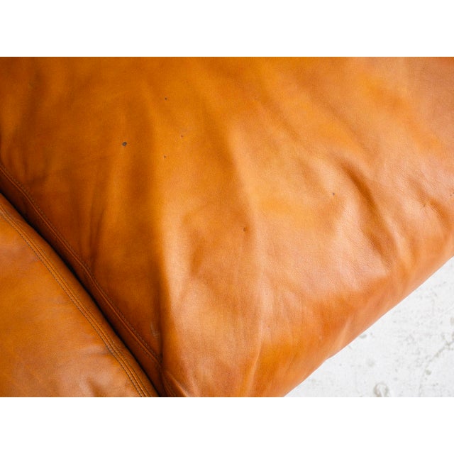 Luigi Massoni for Poltrona Frau Leather Sofa For Sale - Image 11 of 13
