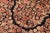 Shabby Chic Medallion 1990's Pak-Persian Black/Gold Wool Rug - 5'11'' X 9'1'' For Sale - Image 4 of 9