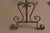 Burnt Umber Vintage Cast Iron / Metal Primitive Rustic 3 Tier Graduated Drying / Quilt Rack Stand For Sale - Image 8 of 18