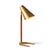 Oslo Arnold Accent Lamp with Metal Shade with Vegan Leather Column For Sale In Chicago - Image 6 of 6