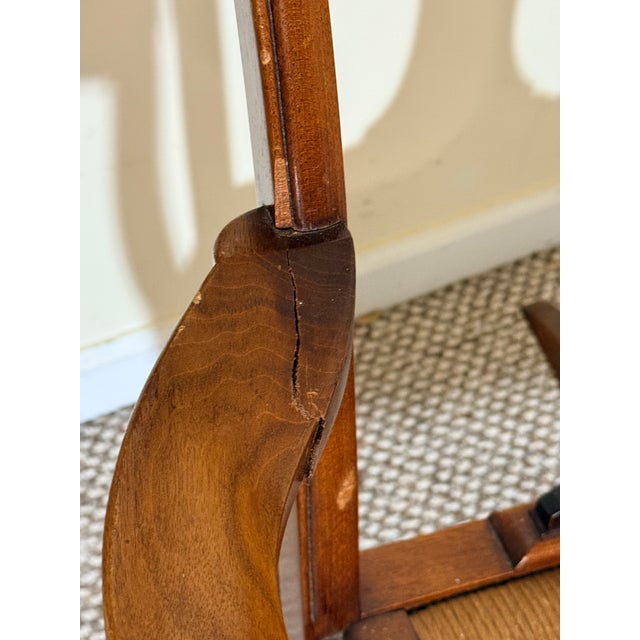 Queen Anne Antique Queen Anne Style Rocking Chair For Sale - Image 3 of 9