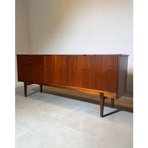 Brown Mid-Century Modern British Teak Sideboard from Nathan For Sale - Image 8 of 8