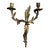 Vintage Brass Double Armed Wall Sconce Candelabra For Sale