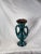 Late 19th Century Antique Moroccan Safi Boho Deep Green Vase With Handles For Sale - Image 10 of 11
